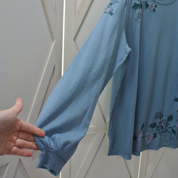 Free People Violet Vines Long Sleeve Tee - Picture 8 of 10